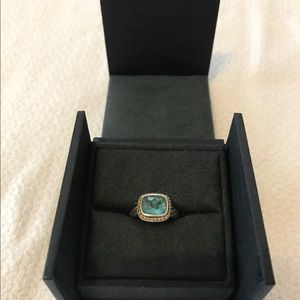 Blue Topaz David Yurman Nobless Ring
